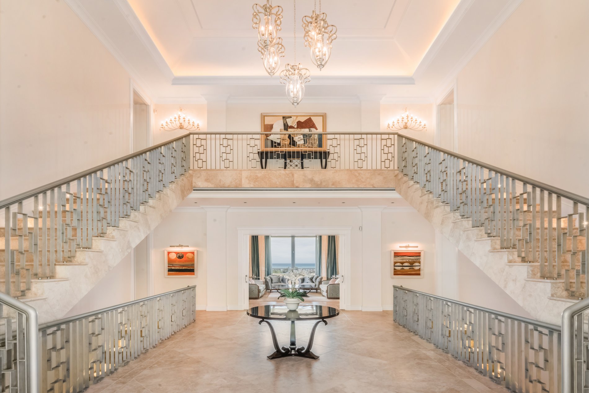 Contemporary Andalusian Villa in Sierra Blanca Hallway