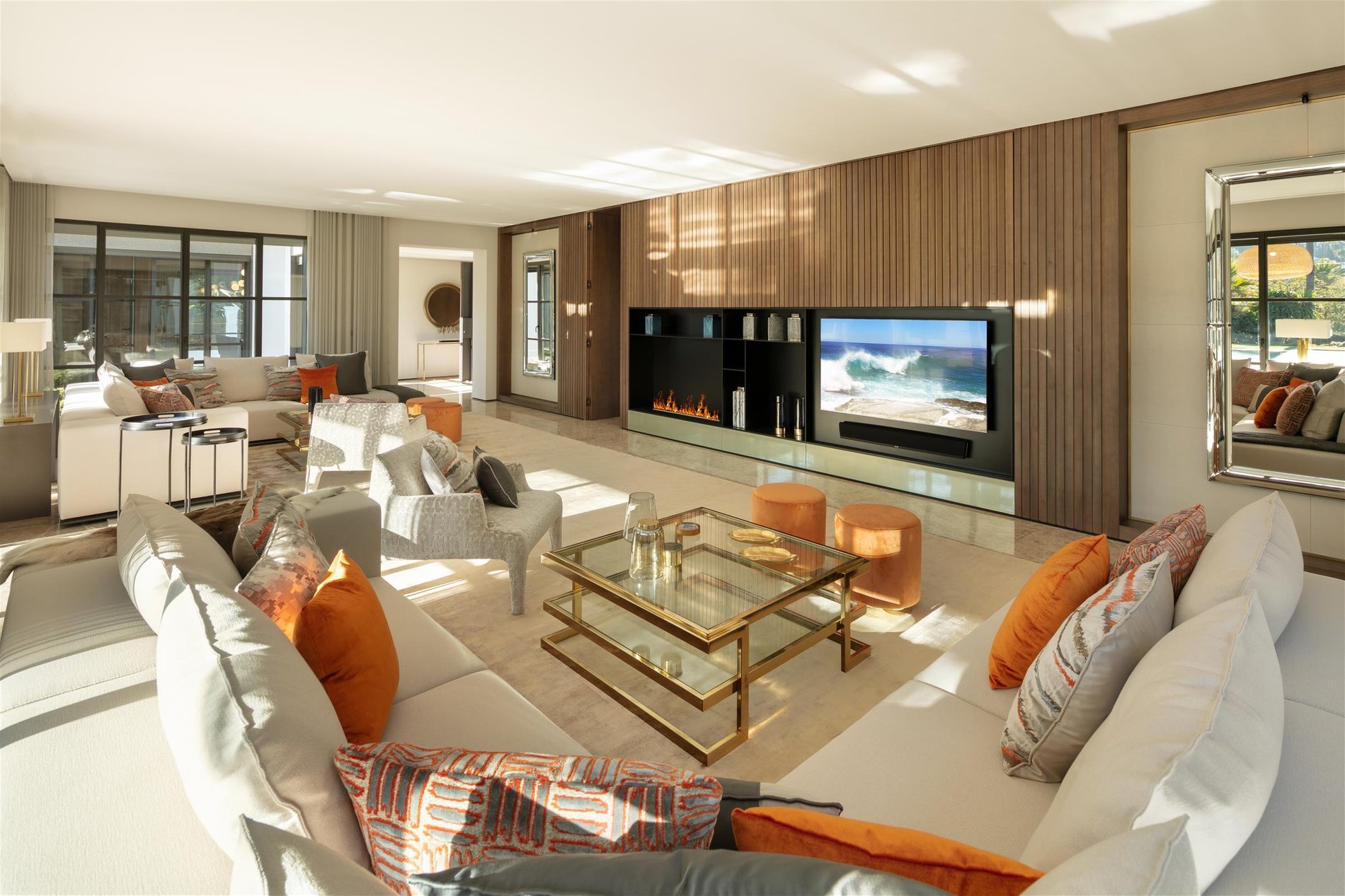 Front line Las Brisas Golf Estate Living Room