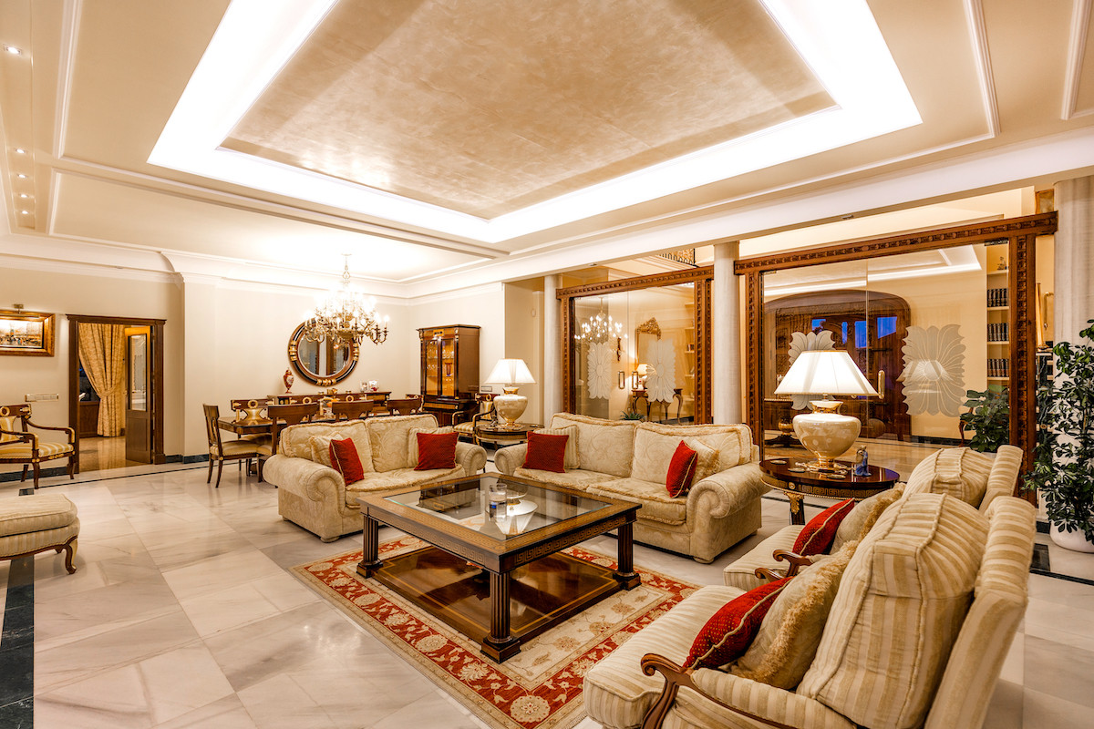 Reformed Luxury Golden Mile Villa Living Room