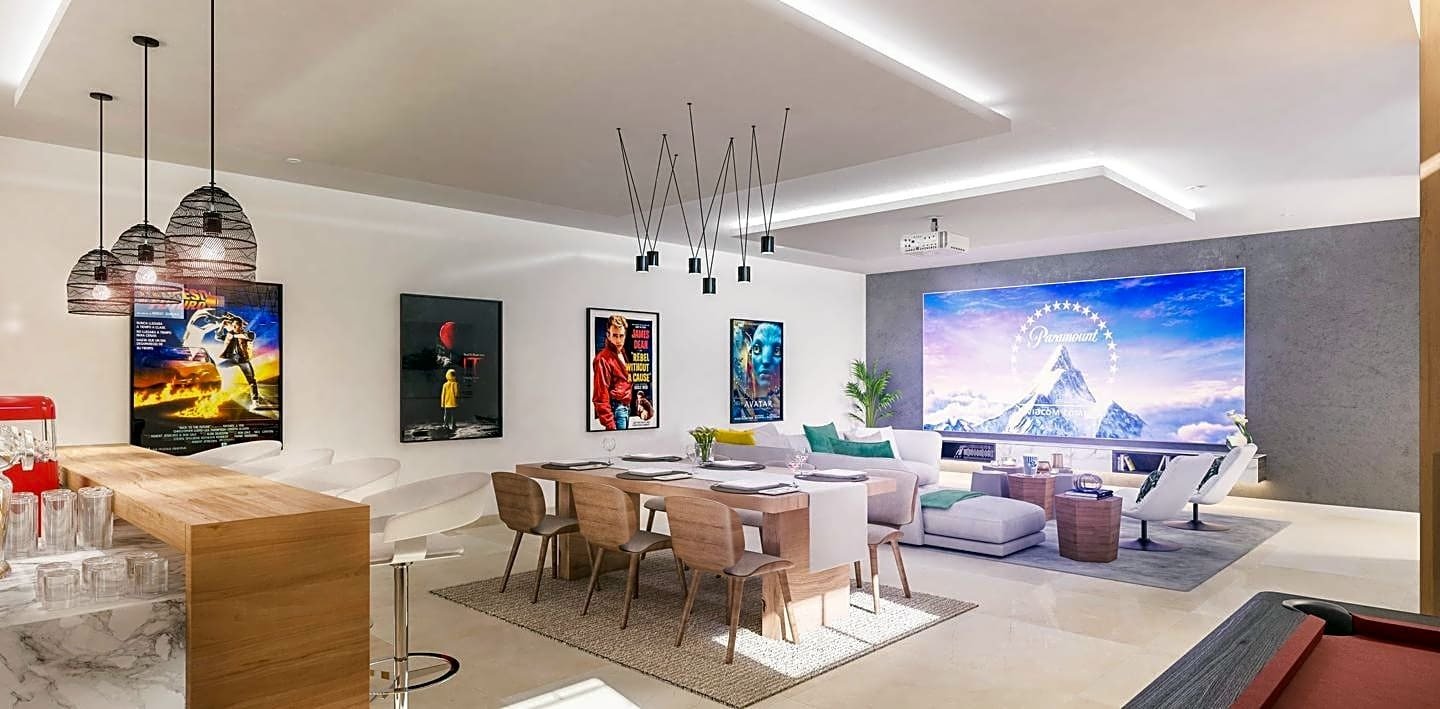 Modern Estepona Villa Living Room