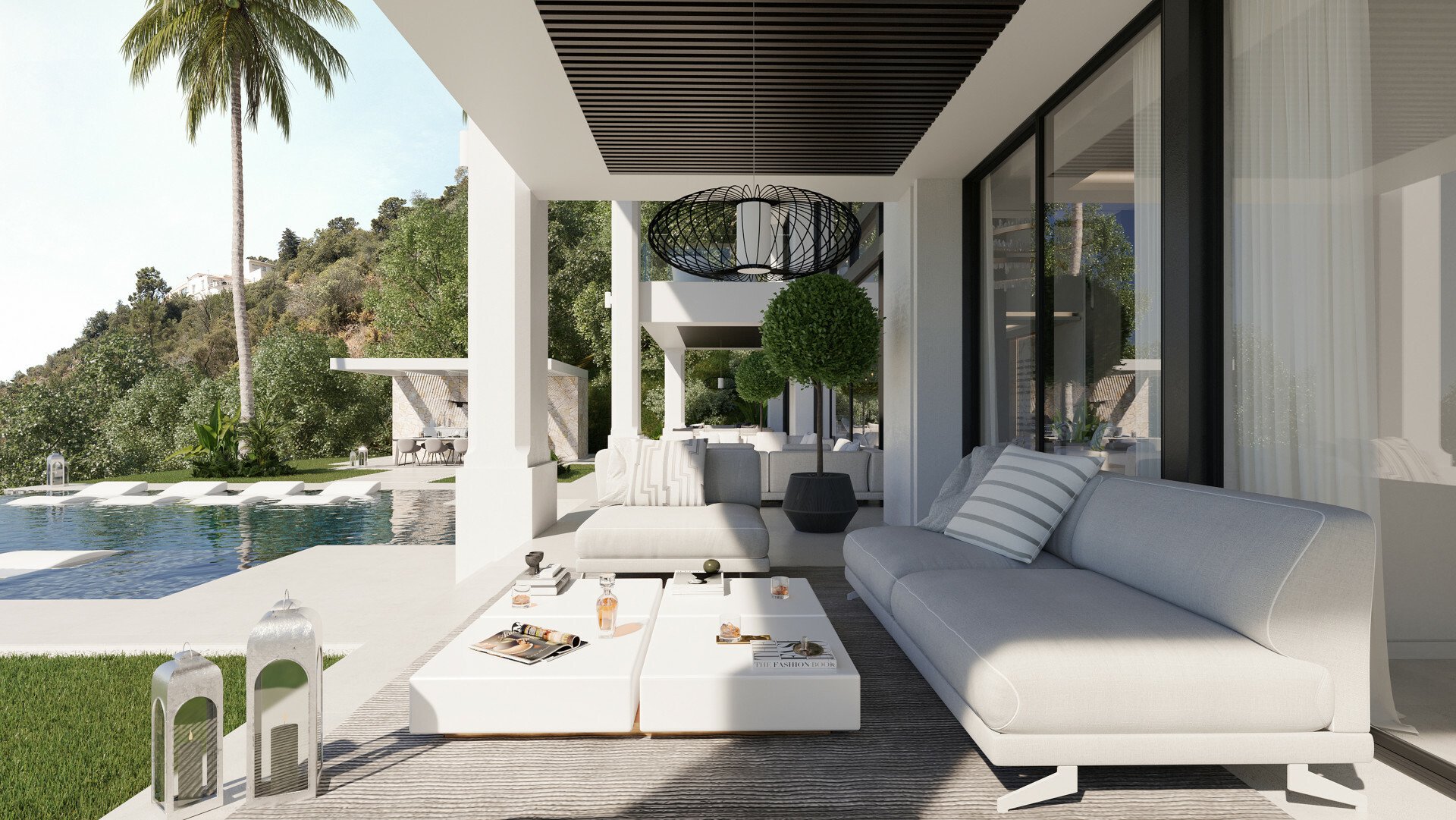 Mediterranean Benahavis Villa Lounge