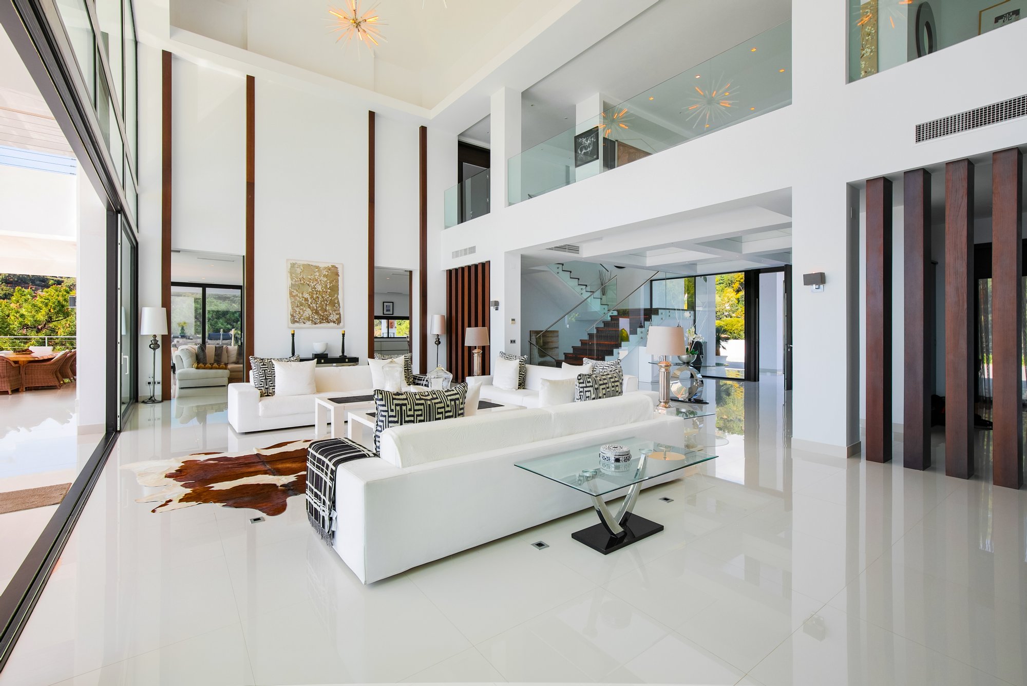 pectacular Villa With Stunning Sea And Mountain View Living Room