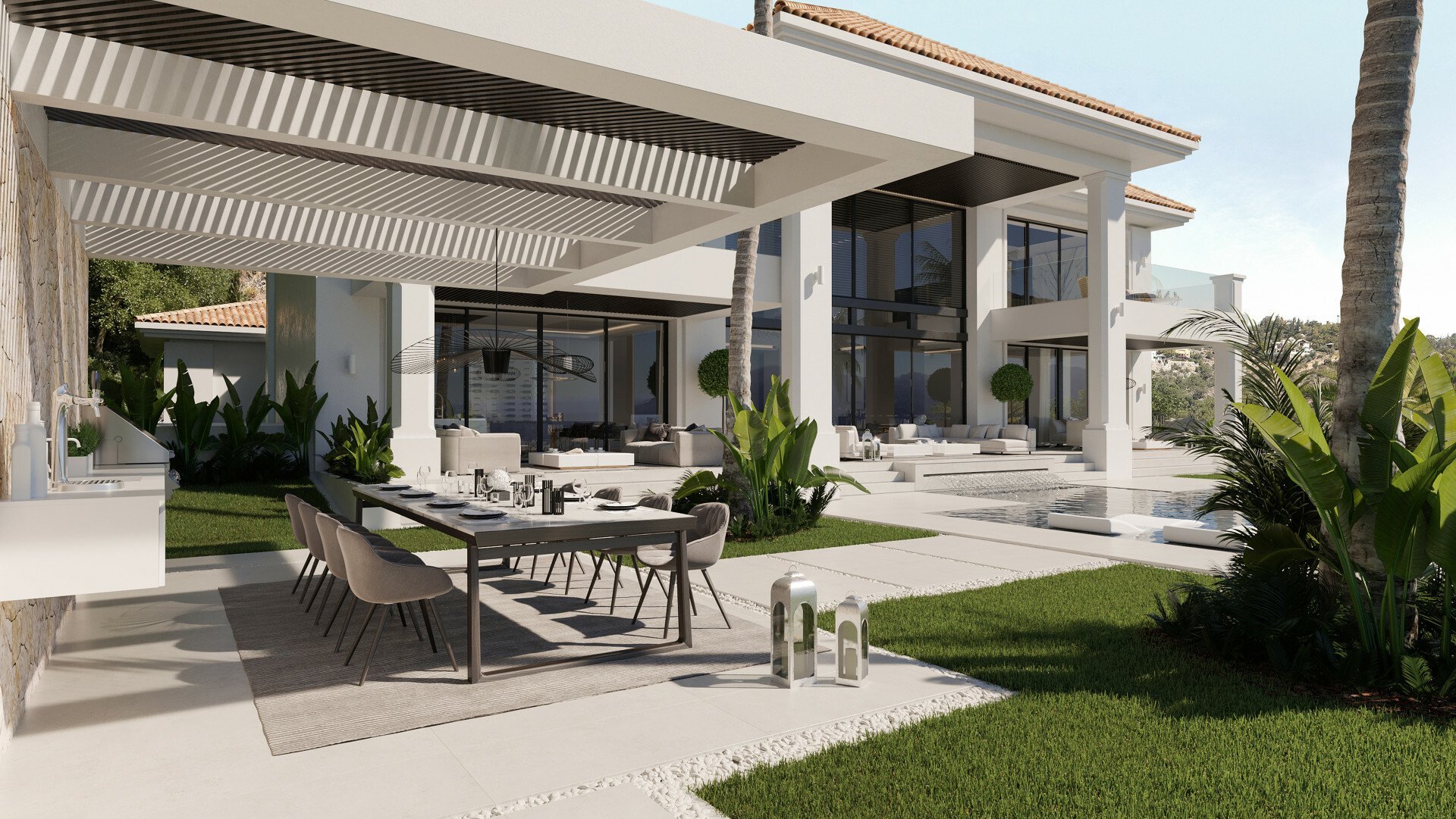 Mediterranean Benahavis Villa Lounge