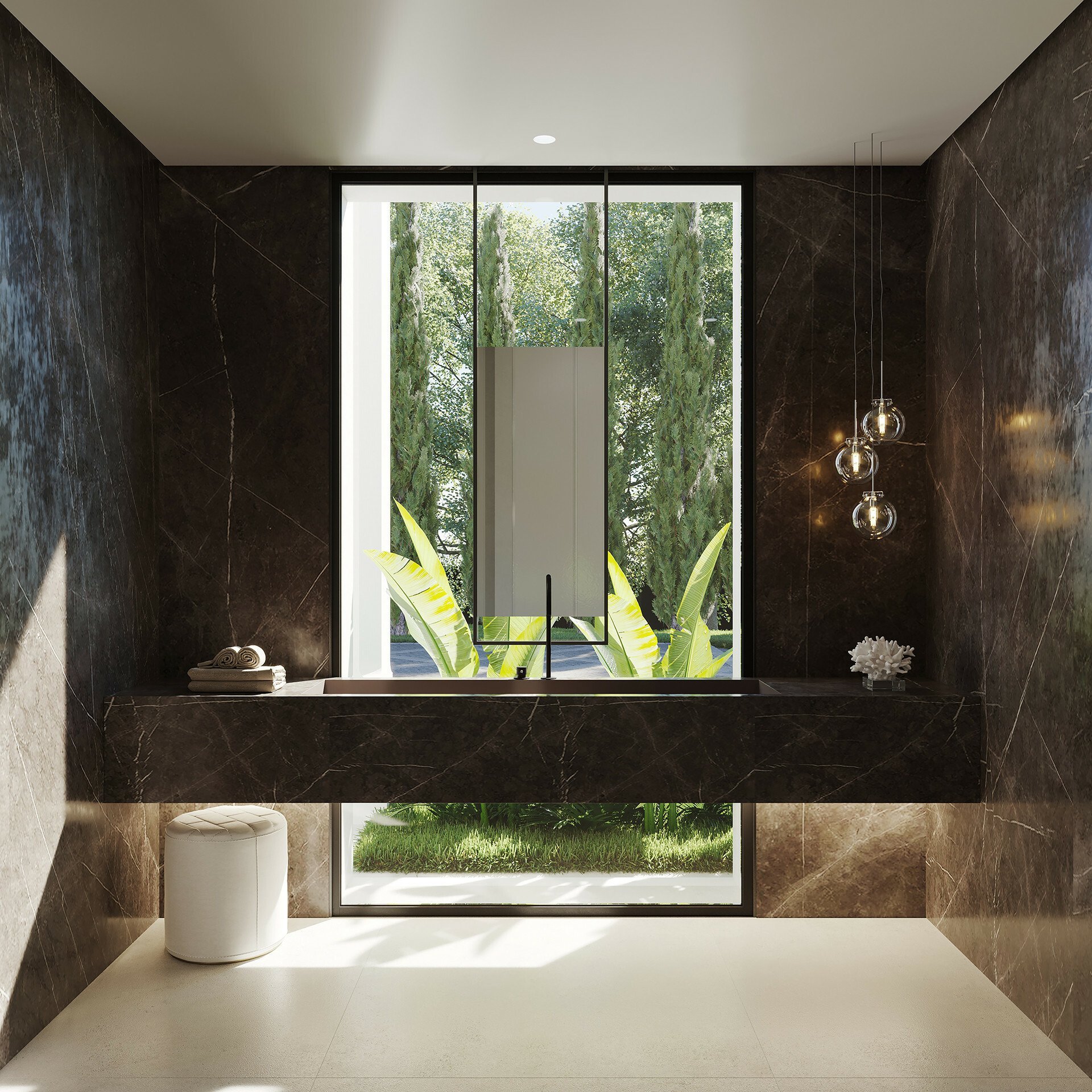 Mediterranean Benahavis Villa Bathroom