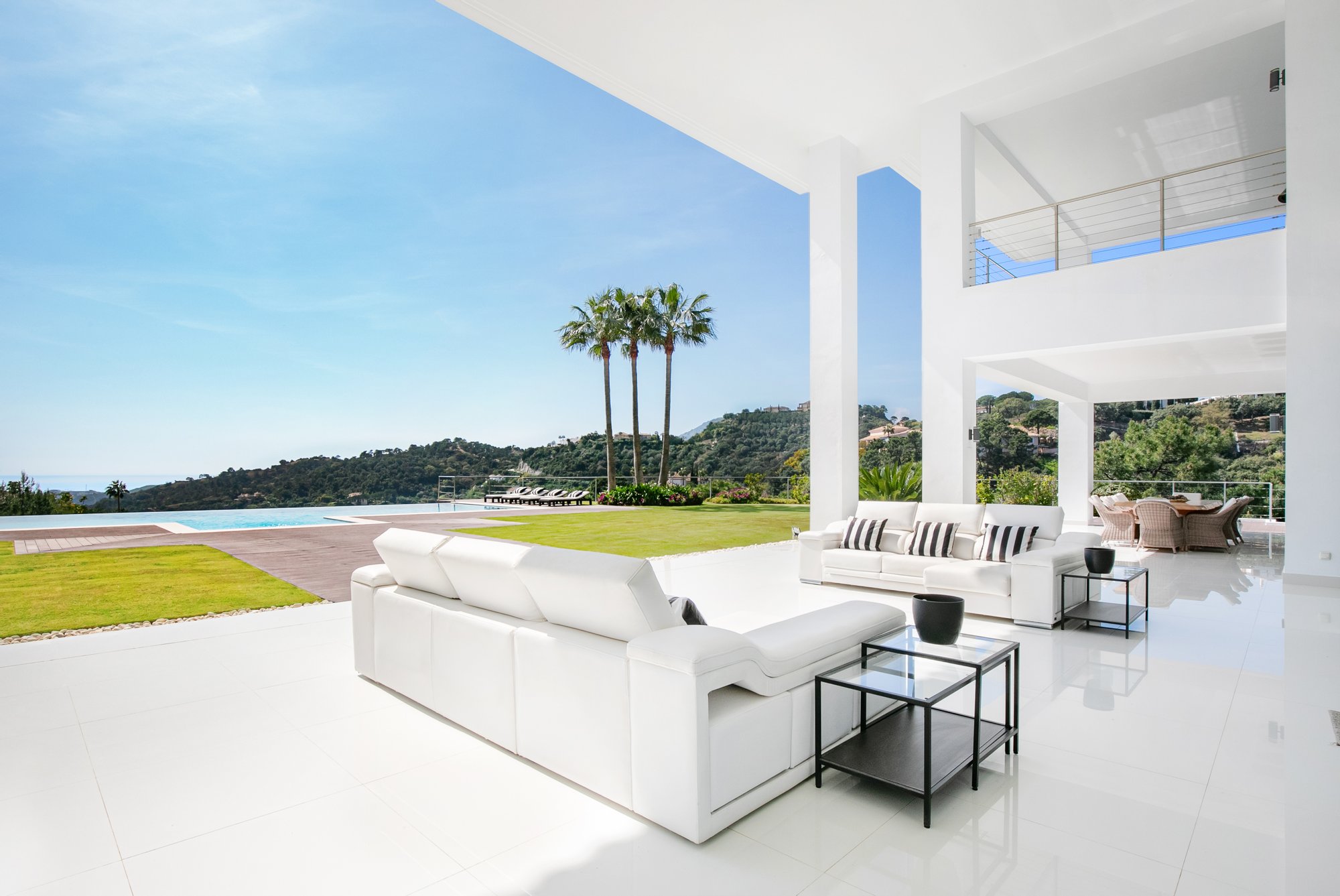 pectacular Villa With Stunning Sea And Mountain View Lounge
