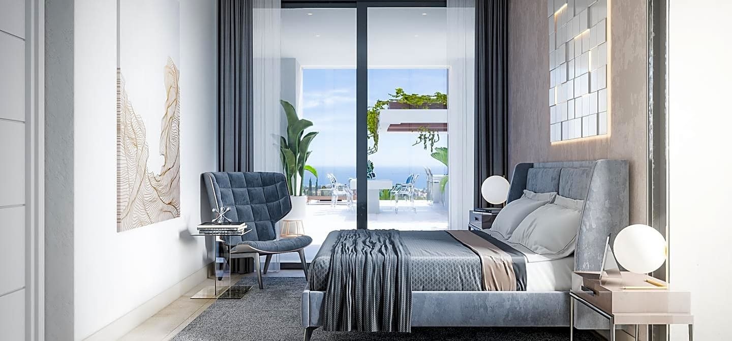 Estepona Villa with Mediterranean View Bedroom