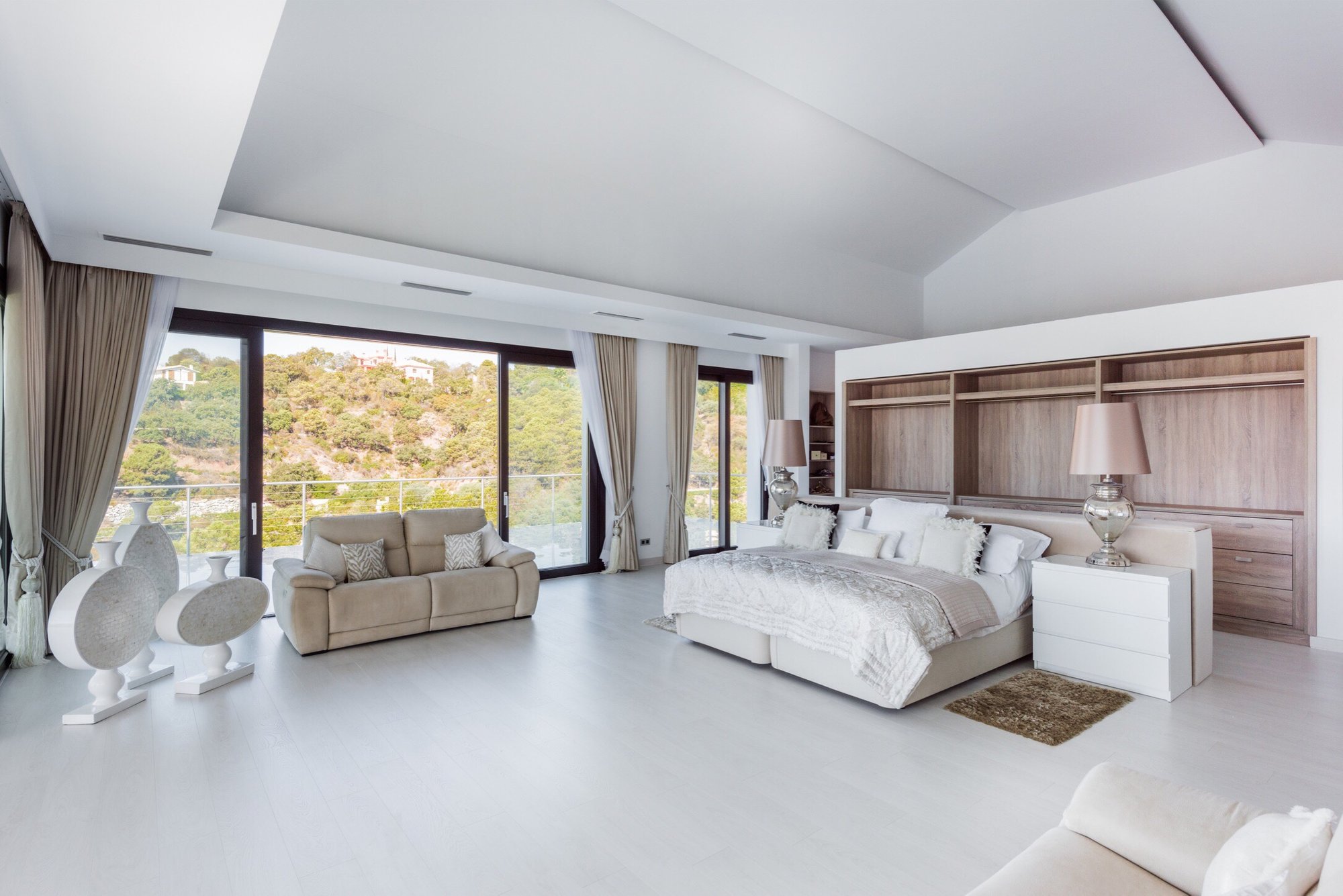 pectacular Villa With Stunning Sea And Mountain View Bedroom