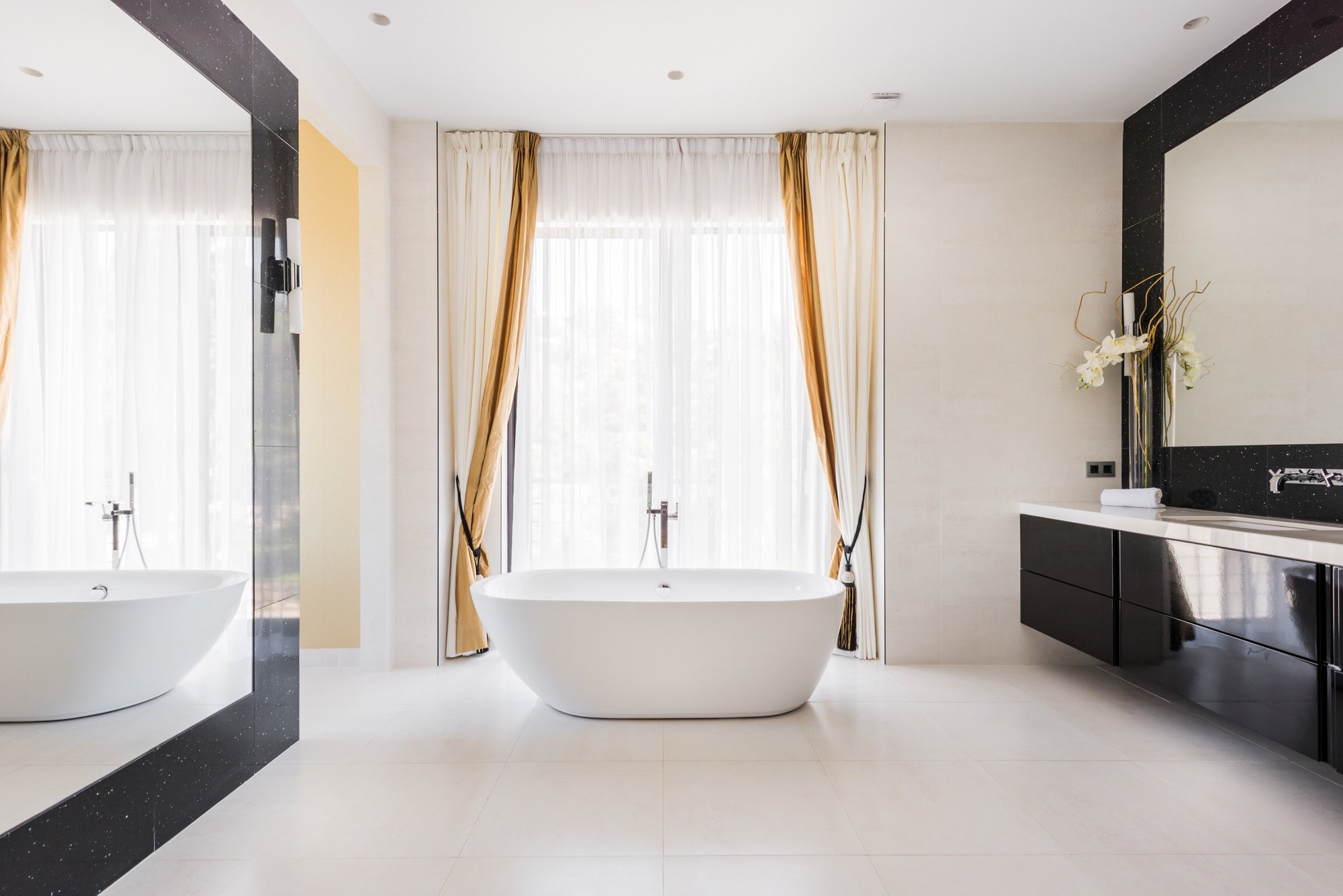 pectacular Villa With Stunning Sea And Mountain View Bathroom