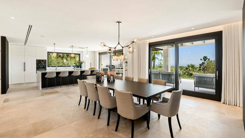 Nueva Andalucia Villa Dining Room