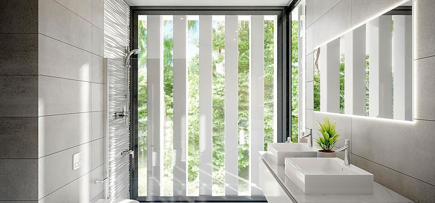 Estepona Villa with Mediterranean View Bathroom