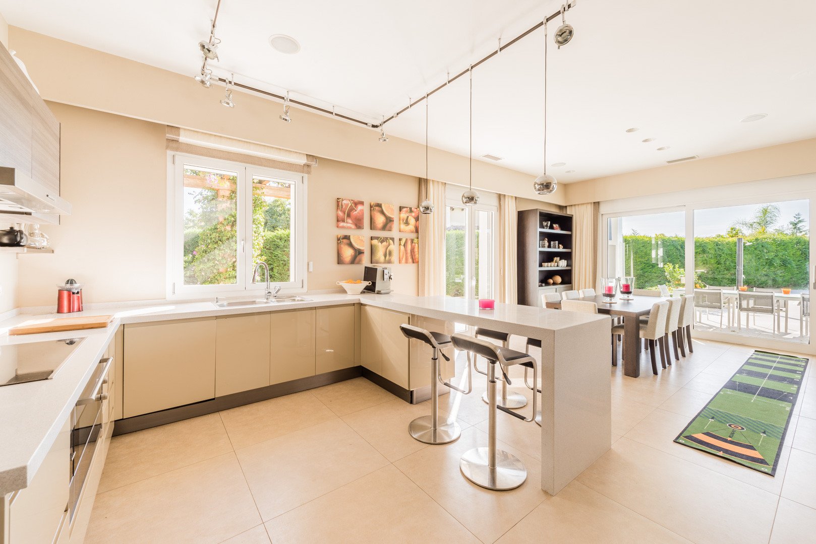 Stunning Elviria Villa Kitchen