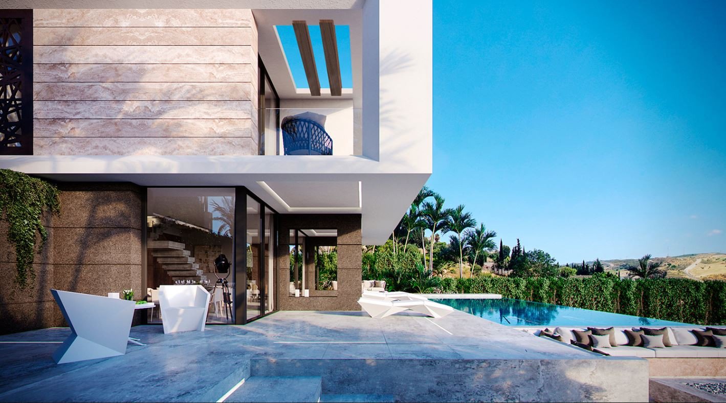 Villa Along Estepona’s New Golden Mile Pool