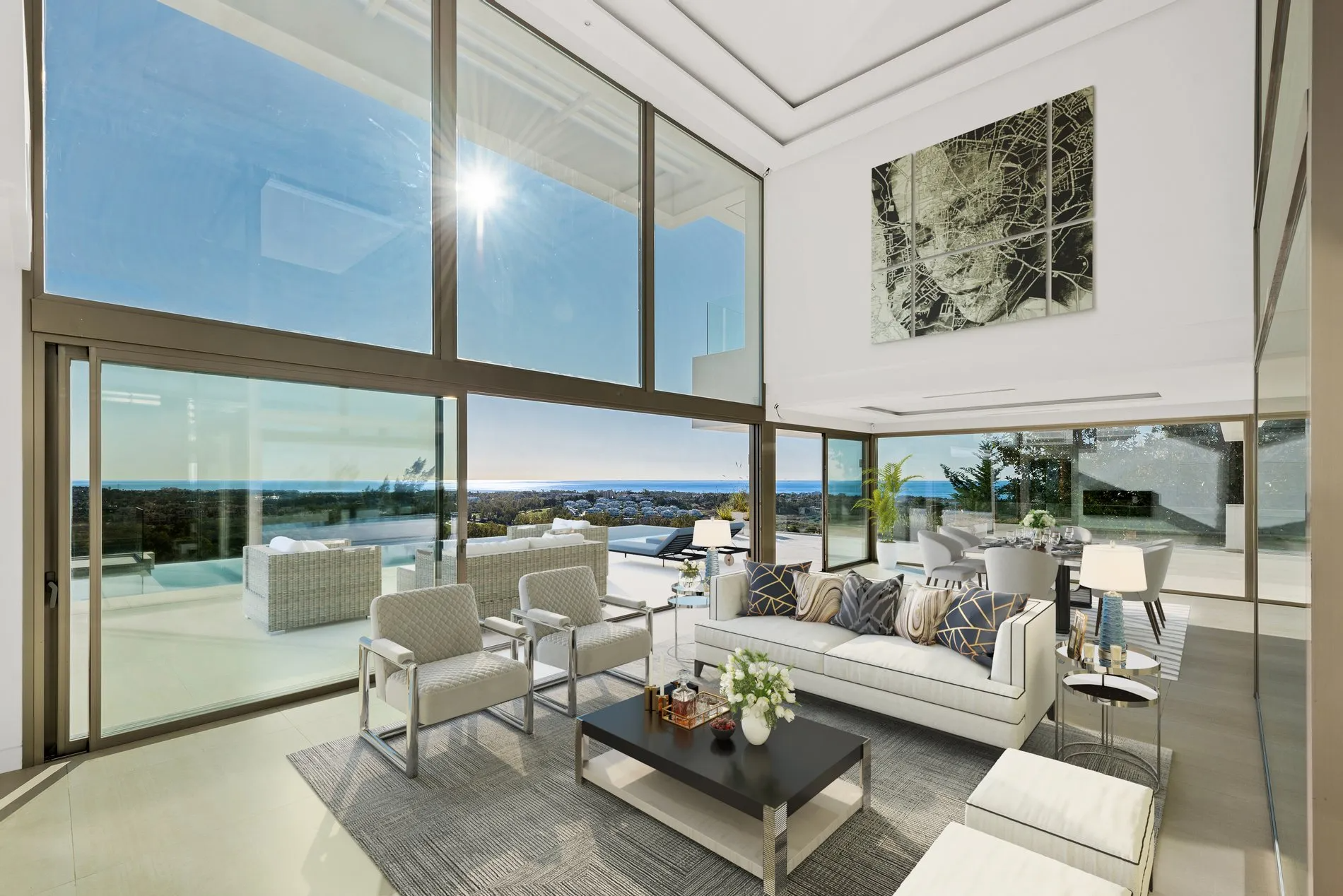 Contemporary Frontline Golf Villa In Marbella