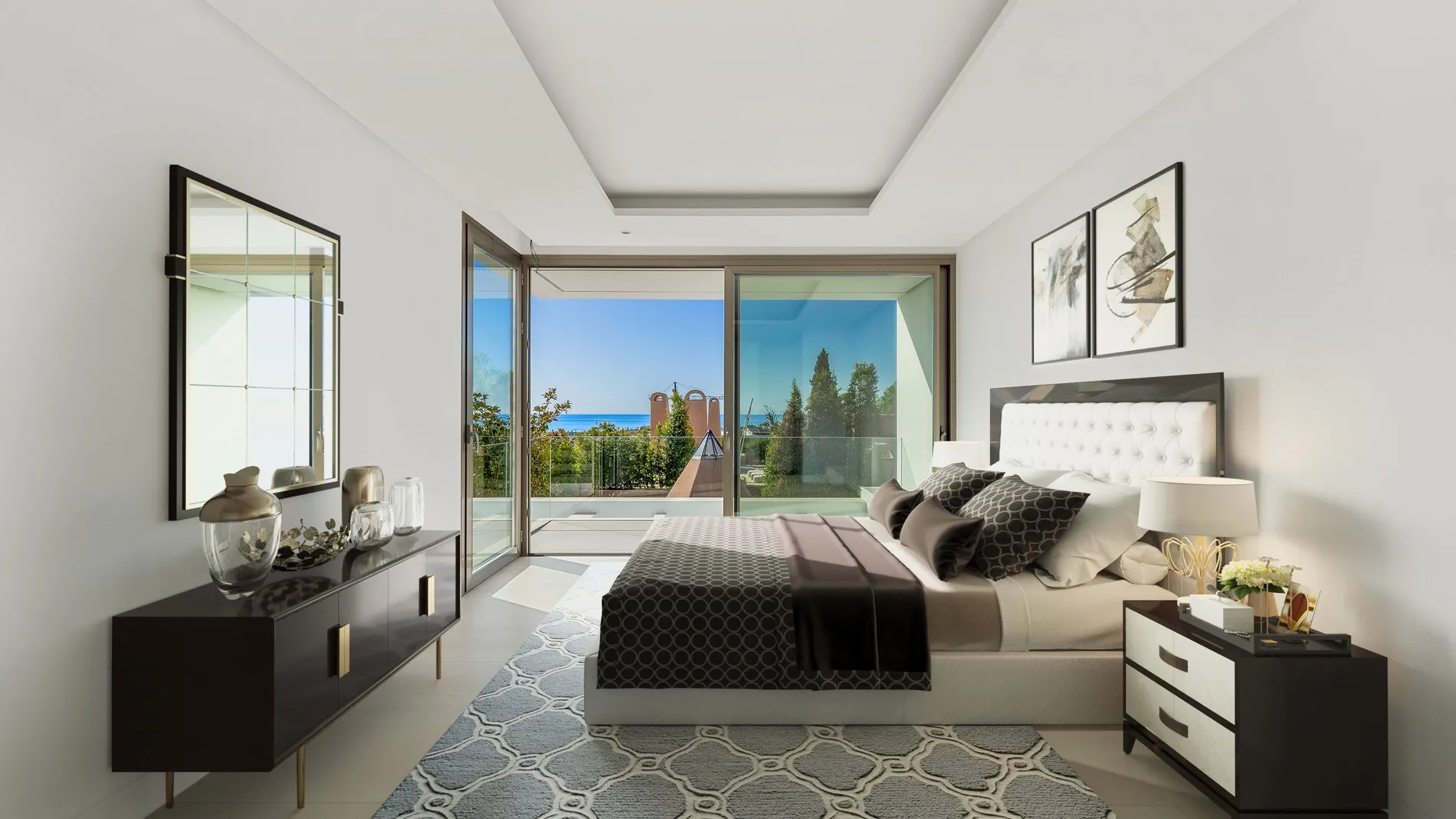 Contemporary Frontline Golf Villa In Marbella