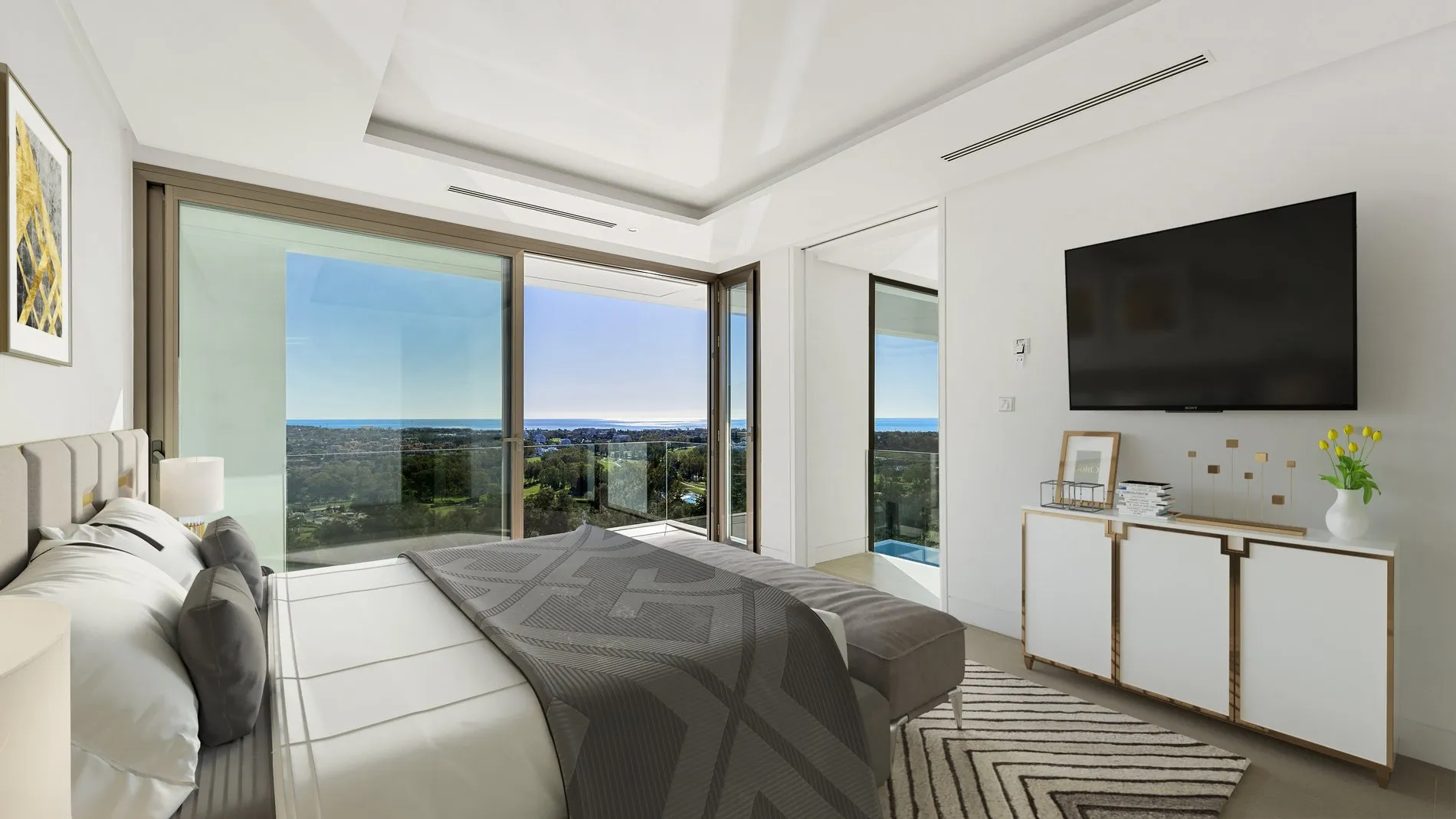 Contemporary Frontline Golf Villa In Marbella