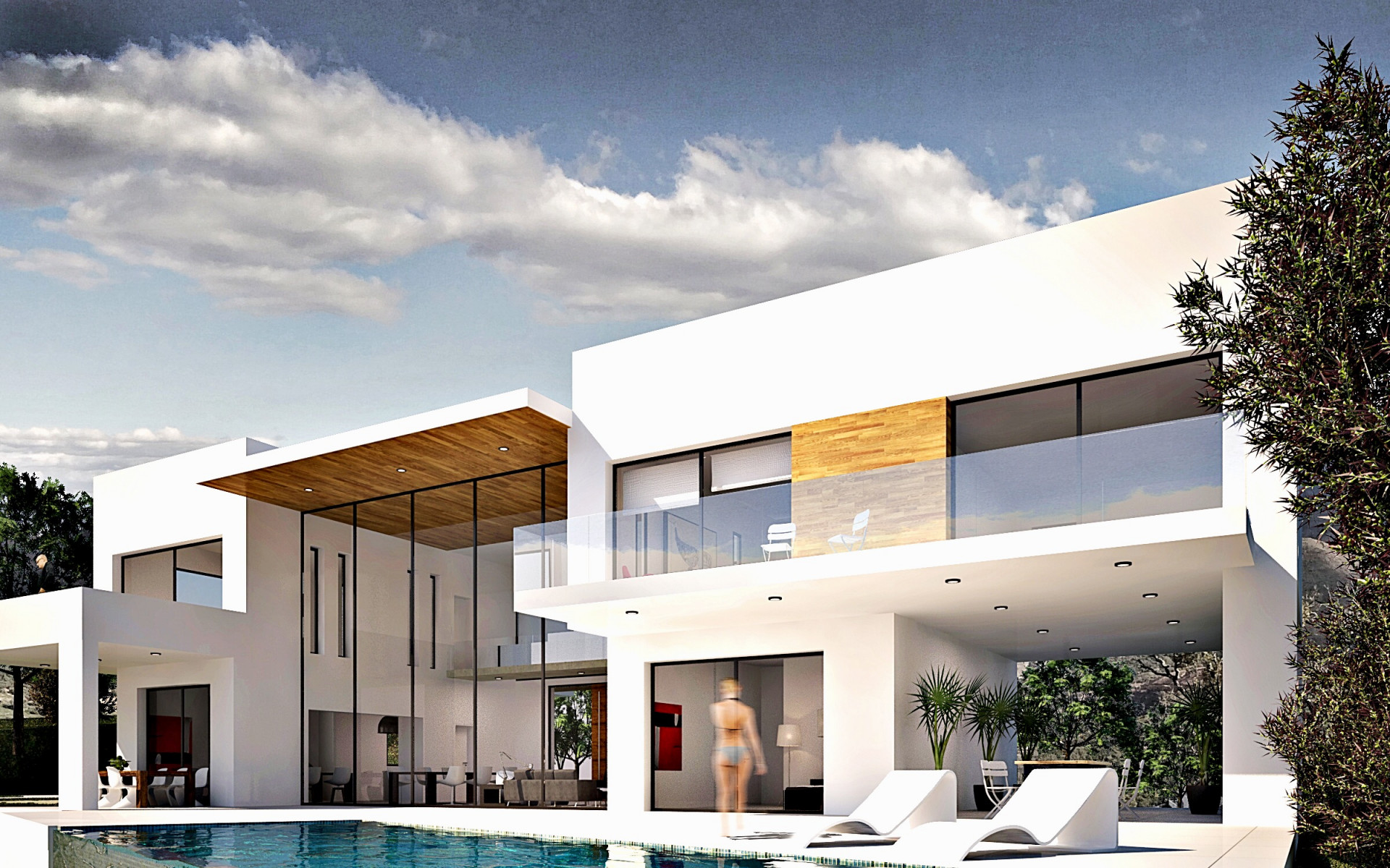 Contemporary Villa With Spectacular Sea Views Front