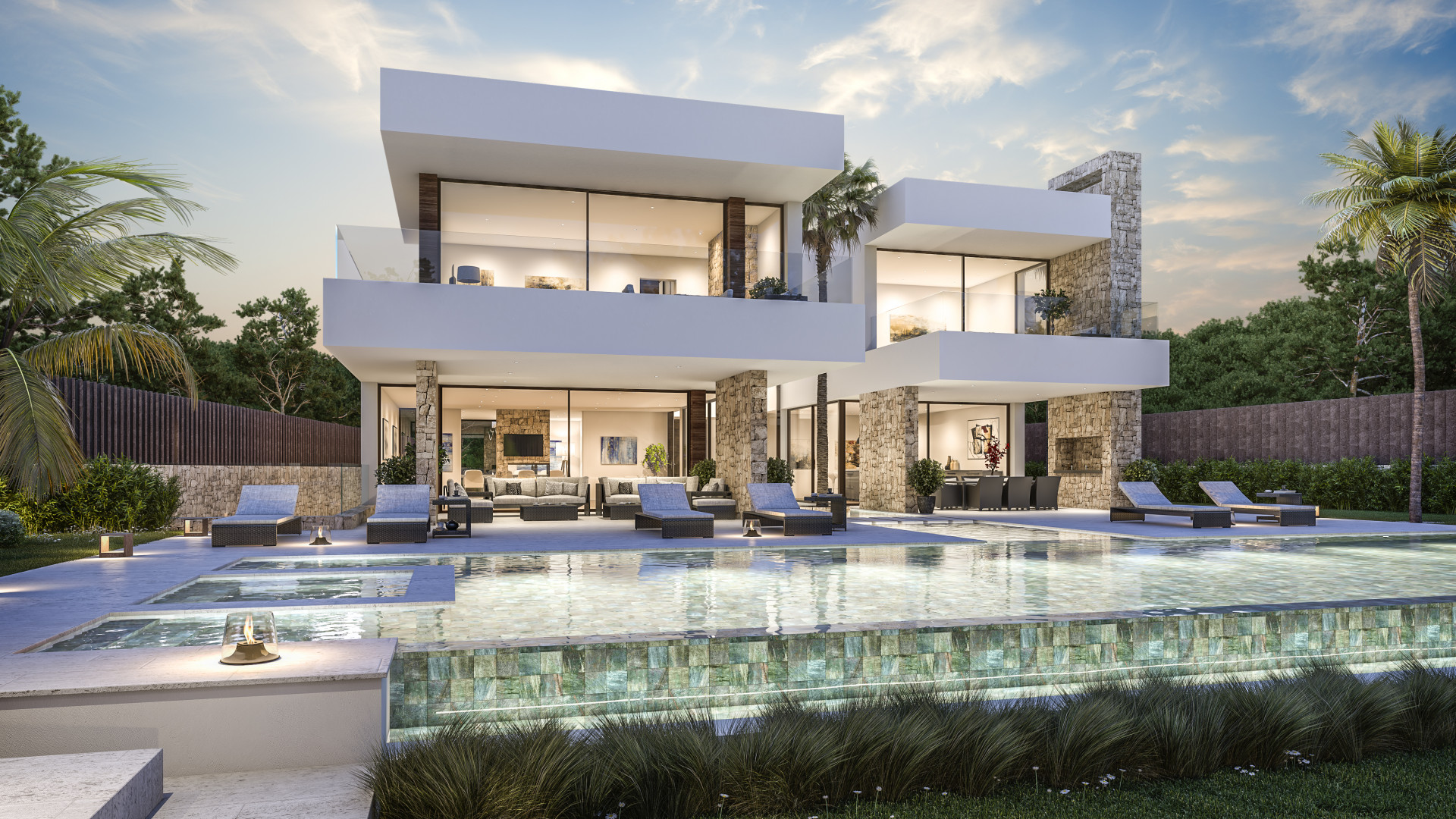 San Pedro de Alcantara Villa Pool View